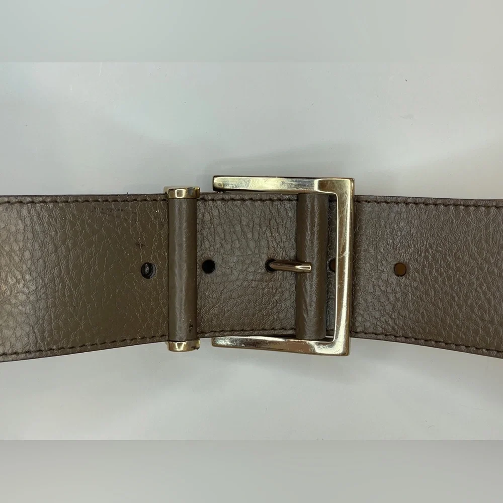 Banana Republic Women’s Brown-Green Genuine Leather Belt Size‎ M